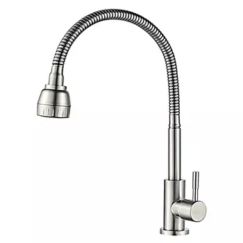 Смеситель для кухни Ledeme L74295 сталь