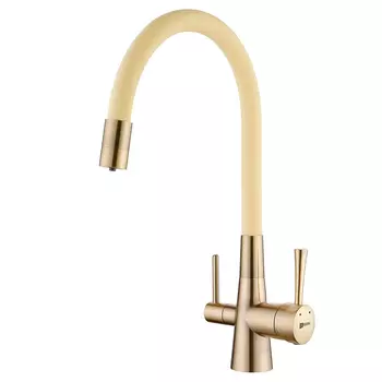 Смеситель для кухни Lemark Comfort LM3075B-Beige