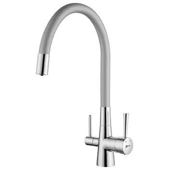 Смеситель для кухни Lemark Comfort LM3075C-Silver серебристый