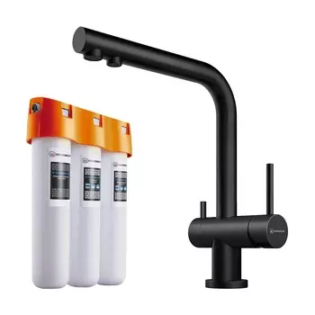 Смеситель для кухни Omoikiri Nagano-GB+Pure drop Lite 4284.8028 с водоочистителем