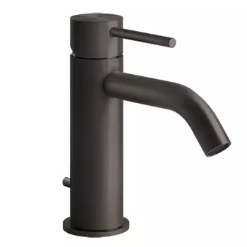 Смеситель для раковины Gessi 316 Flessa 54001.707 шлифованный черный металл