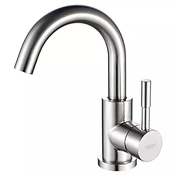 Смеситель для раковины Ledeme L1098-3 сталь