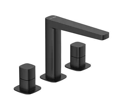 Смеситель для раковины WasserKRAFT Nuthe 9135 черный матовый