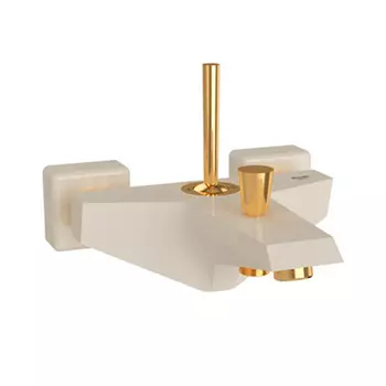 Смеситель для ванны Shouder Tiffany 0210116 слоновая кость