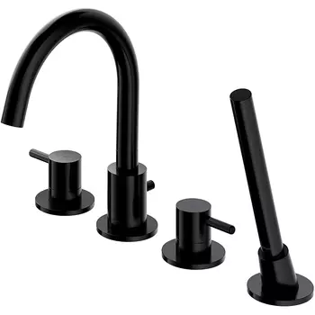 Смеситель для ванны Whitecross Y black Y1232BL