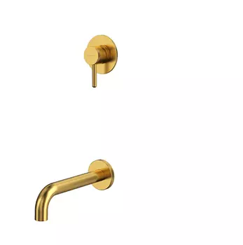 Смеситель для ванны Whitecross Y brushed gold YSET03GLB