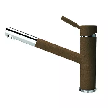 Смеситель Florentina Фита для кухни коричневый