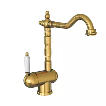 Смеситель Florentina Ода для кухни золото