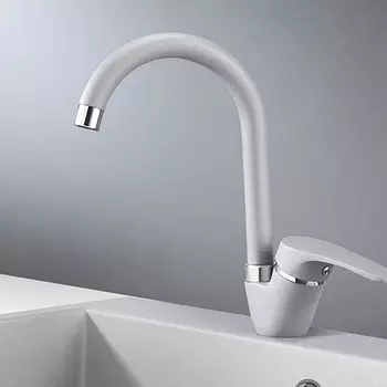 Смеситель для кухни Granula GR-1024 алюминиум