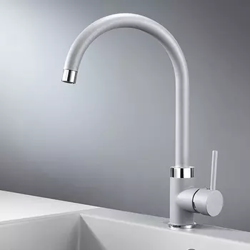 Смеситель для кухни Granula GR-2125 алюминиум