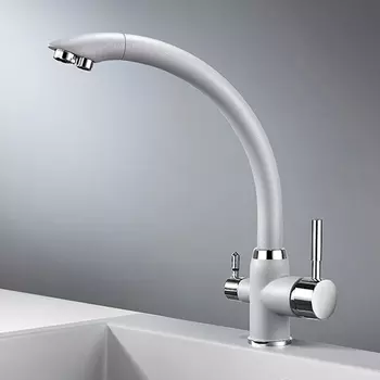 Смеситель Granula GR-2167 алюминиум для кухни