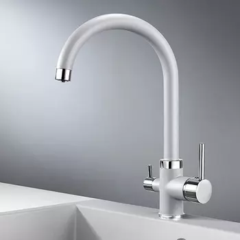 Смеситель для кухни Granula GR-2168 алюминиум