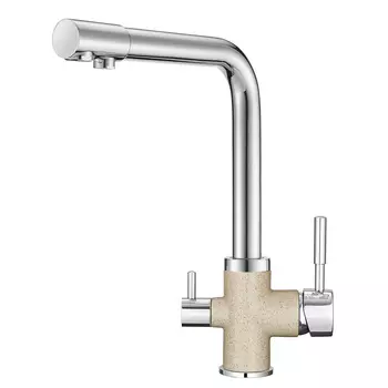 Смеситель для кухни Granula GR-3015 пирит