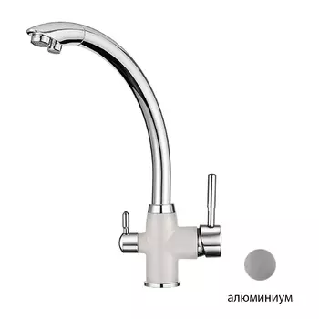 Смеситель Granula GR-3167 алюминиум для кухни
