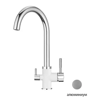 Смеситель Granula GR-3168 алюминиум для кухни