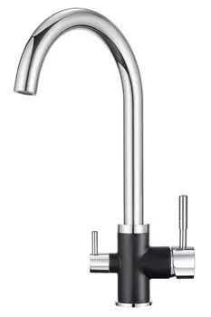 Смеситель Granula GR-3168 черный для кухни