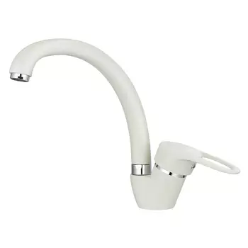 Смеситель для кухни Granula Standart St-03 белый