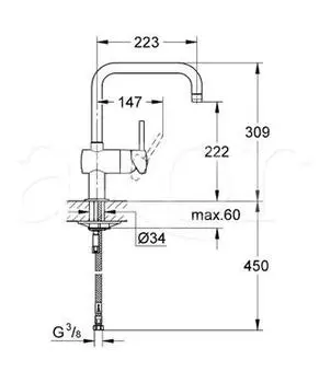 Смеситель Grohe Minta 32488 для кухни