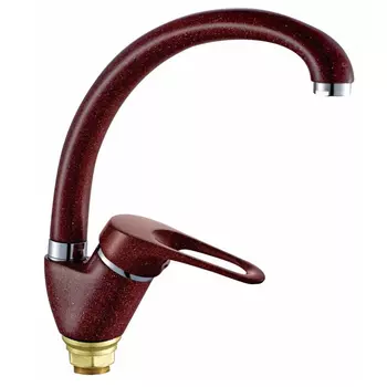 Смеситель Haiba HB4113-11 бордовый для кухни