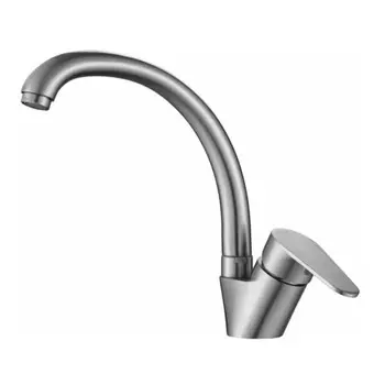 Смеситель Haiba HB41801-2 сталь для кухни