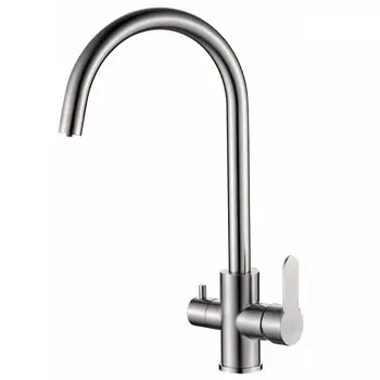 Смеситель для кухни Haiba HB76801 сталь