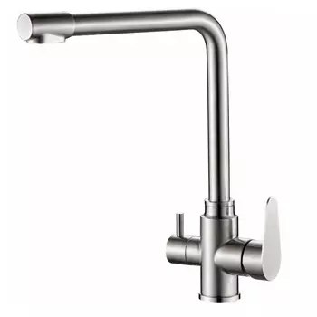 Смеситель для кухни Haiba HB76802 сталь