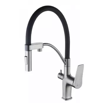 Смеситель для кухни Lemark Bronx LM3761GM