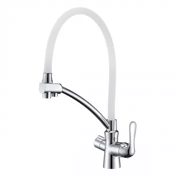 Смеситель для кухни Lemark Comfort LM3070C-White