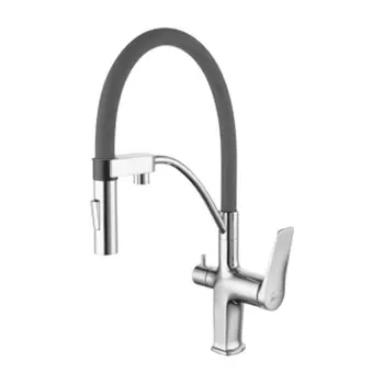 Смеситель для кухни Lemark Comfort LM3074C-Gray