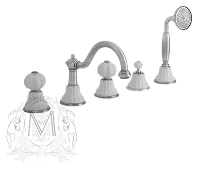 Смеситель Migliore Olivia ML.OLV-5880.Bi.Cr для ванны для ванны