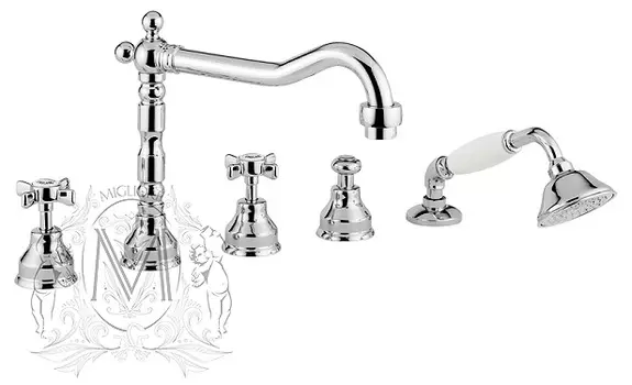 Смеситель Migliore Princeton ML.PRN-880 Cr для ванны