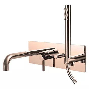 Смеситель Paffoni Light LIG001ROSE для ванны