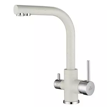 Смеситель Paulmark Essen Es213011-331 белый для кухни