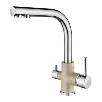 Смеситель Paulmark Essen Es213011-QUCR кварц/хром для кухни