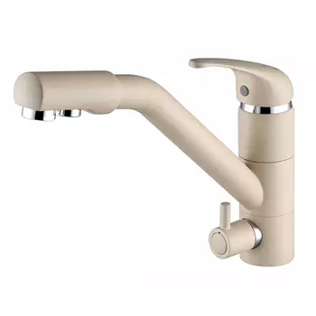 Смеситель Paulmark Hessen He213017-428 шампань для кухни