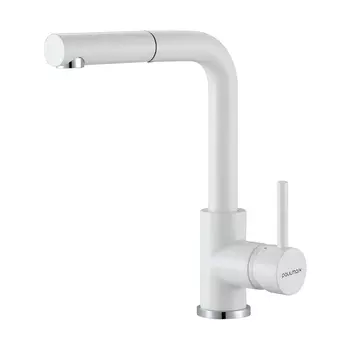 Смеситель Paulmark Kassel Ka214311-431TW белый матовый для кухни