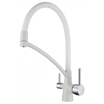 Смеситель Paulmark Sigen Si213111-331 белый для кухни