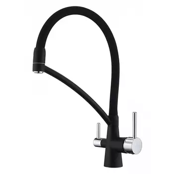 Смеситель Paulmark Sigen Si213111-401 антрацит для кухни