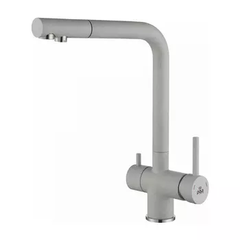 Смеситель Paulmark Skalen Sk213020-310 серый для кухни