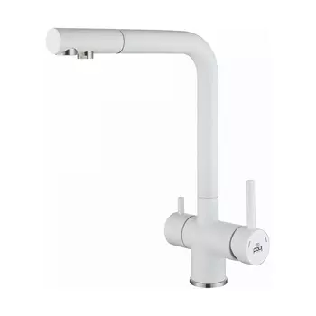 Смеситель Paulmark Skalen Sk213020-431 белый матовый для кухни
