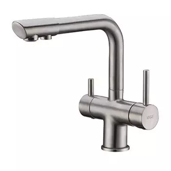 Смеситель WasserKRAFT A8027 матовый хром для кухни