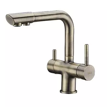 Смеситель WasserKRAFT A8037 светлая бронза для кухни