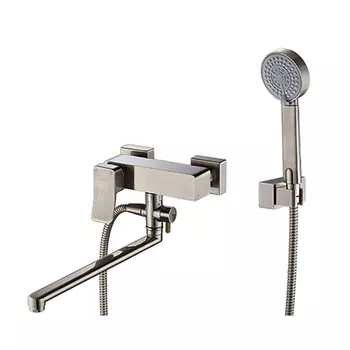 Смеситель WasserKRAFT Exter 1602L светлая бронза для ванны
