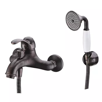 Смеситель WasserKRAFT Isar 1301 темная бронза для ванны