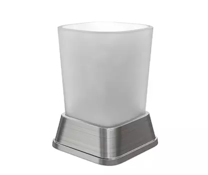 Стакан WasserKRAFT Amper K-5400NICKEL K-5428N никель