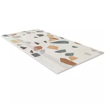 Ступень Ametis Arti AT02 Непол. с насечками Multicolor 30x60