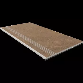 Ступень Estima Gobi Dark Beige GO02 Непол. с насечками 30x60