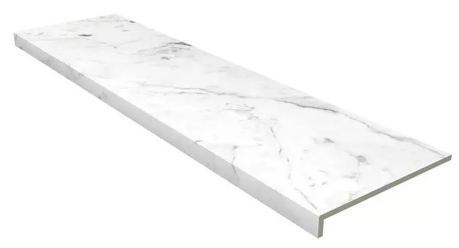 Ступень Gres de Aragon Marble Rout. Carrara Blanco 31,5x119,7