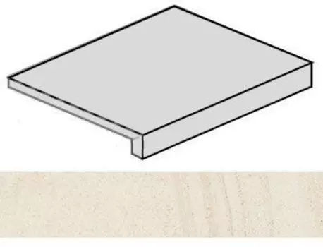 Ступень Italon Room White Угловая Правая 33x60