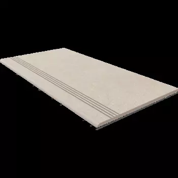 Ступень OnlyGres Cement Beige COG301 с насечками 30x60